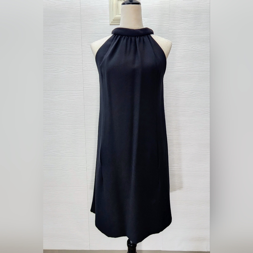 Johnnye Vintage Black Dress No Size (See Measurements) Has Pockets Lined